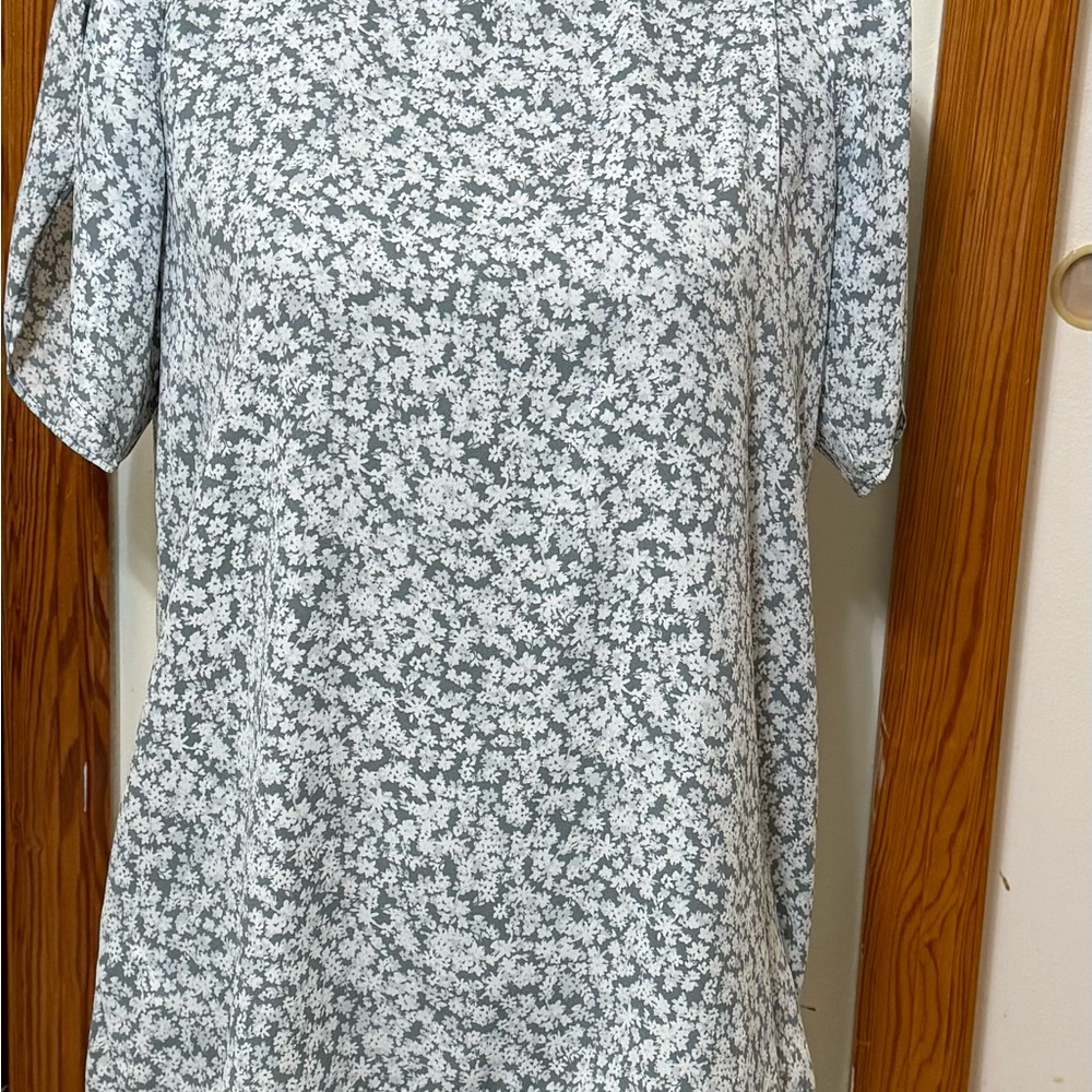 LOFT Cream Polo T-Shirt Relaxed Short Sleeve